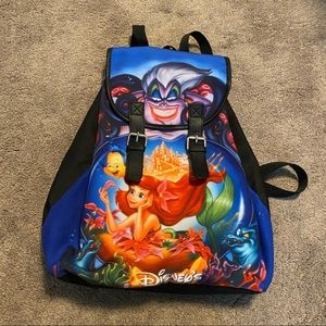 Hottopic Loungfly Little Mermaid movie backpack